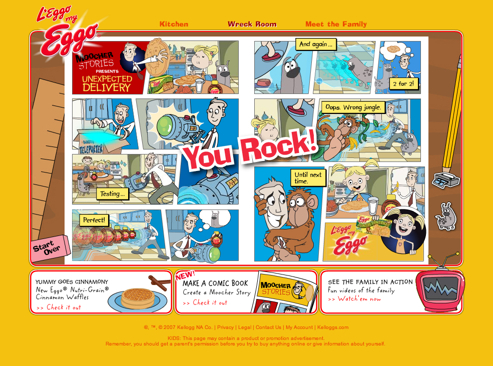 A completed comic