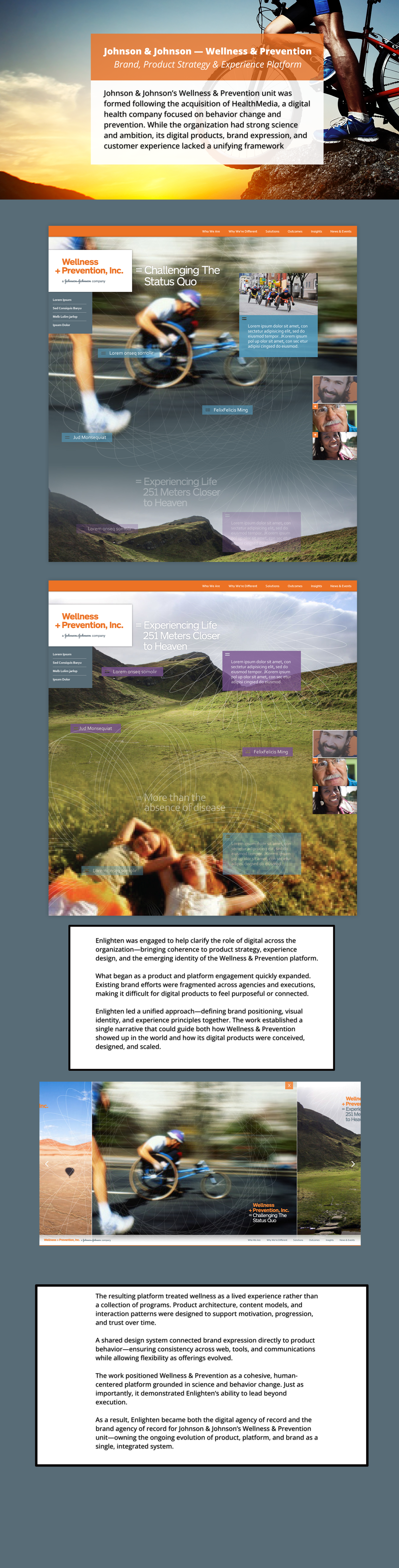 Johnson & Johnson Product Strategy, Branding and Design — visual case study 1 by JT Anderson
