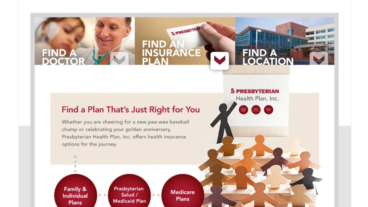 Presbyterian Health: Web Portal Strategy + Design — Portal Strategy + IA | JT Anderson portfolio