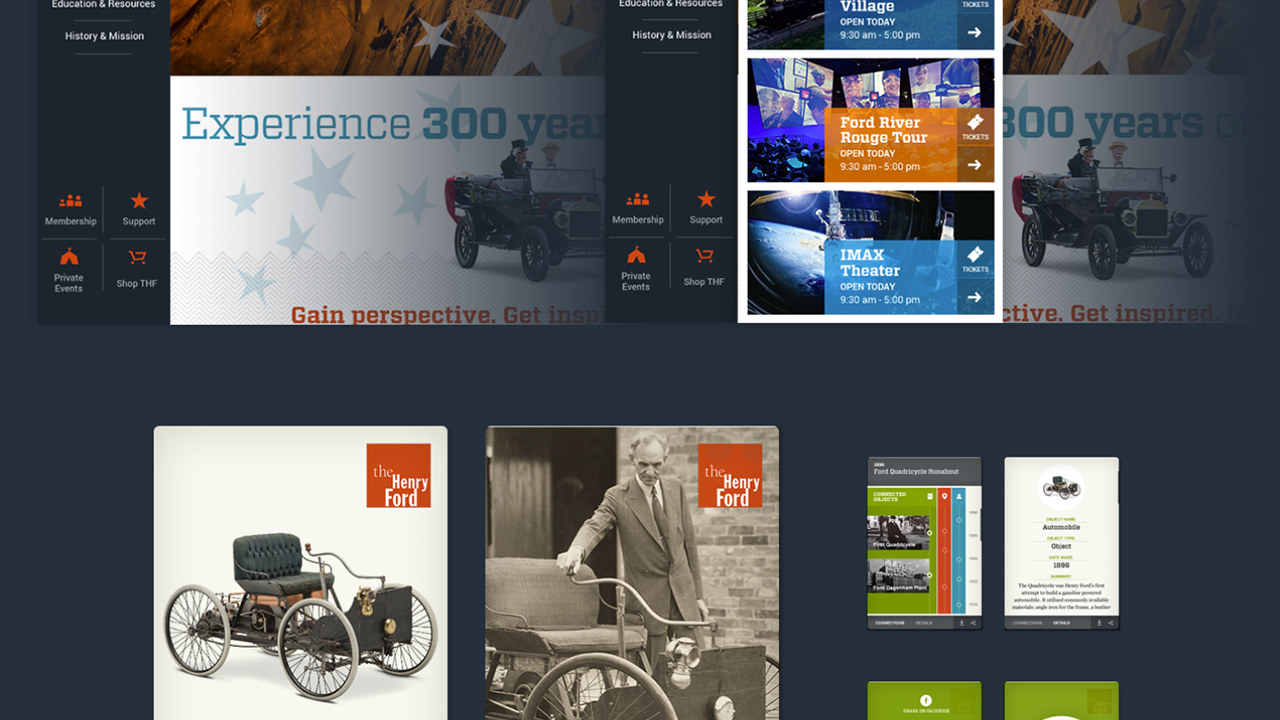 The Henry Ford: Product + Content Strategy — Content Strategy + Experience Architecture | JT Anderson portfolio