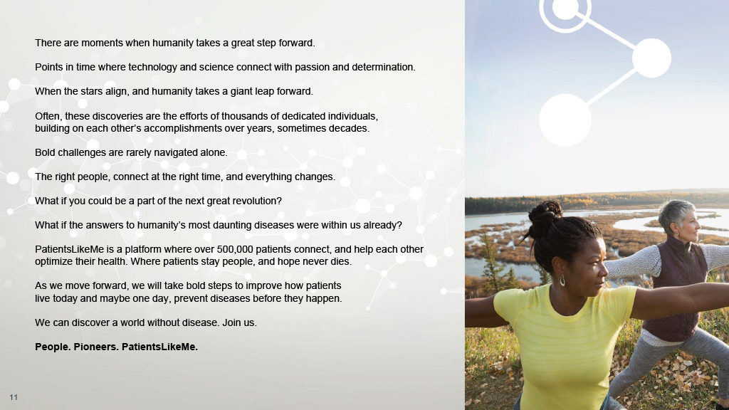 PatientsLikeMe: Patient Experience Strategy — visual case study 3 by JT Anderson