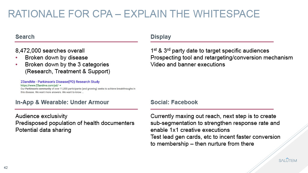 PatientsLikeMe: Patient Experience Strategy — visual case study 7 by JT Anderson